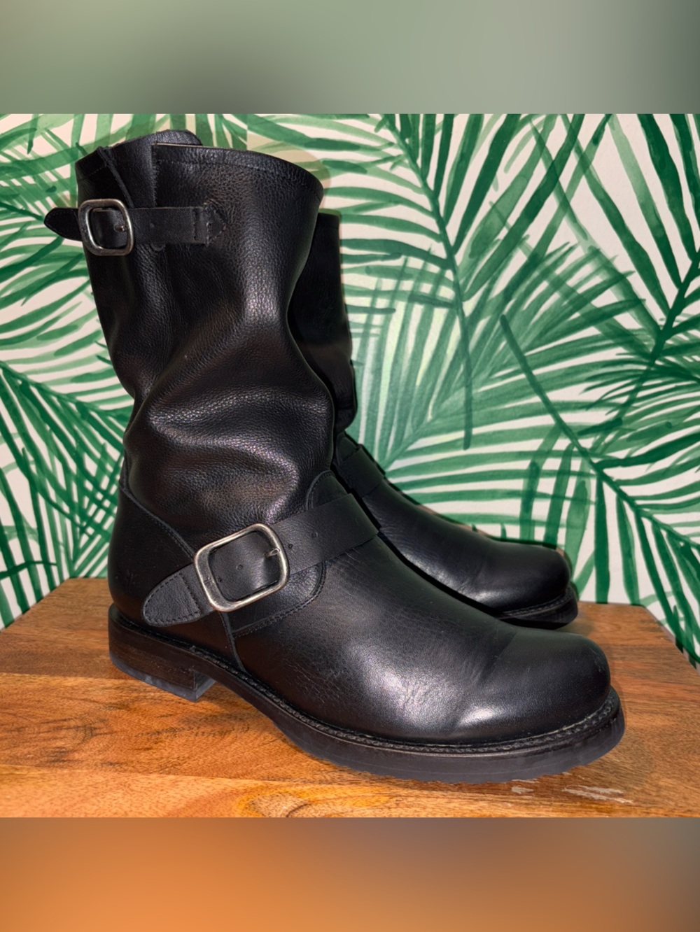 FRYE Veronica Slouch Harness Engineer Boots Women’s 9 M